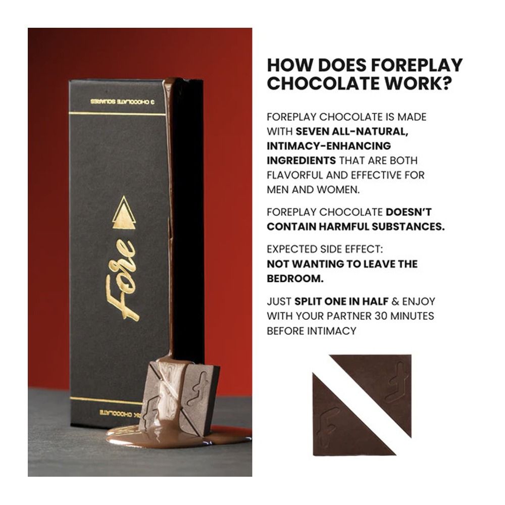 Foreplay Intimate Chocolate (Dark Chocolate) - For Married Couples