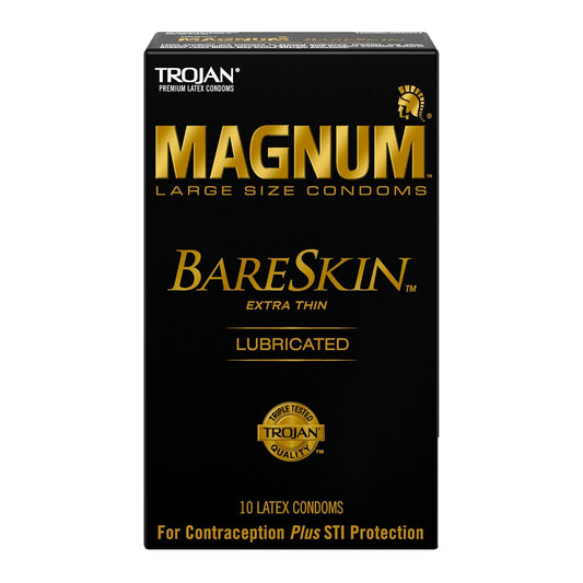 TROJAN Magnum Bareskin 10 Pack Condoms