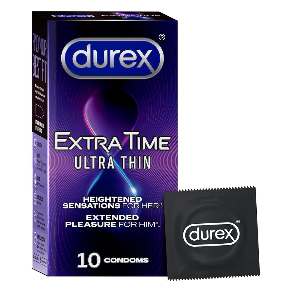 Durex Extra Time Ultra Thin Condom 10 Count