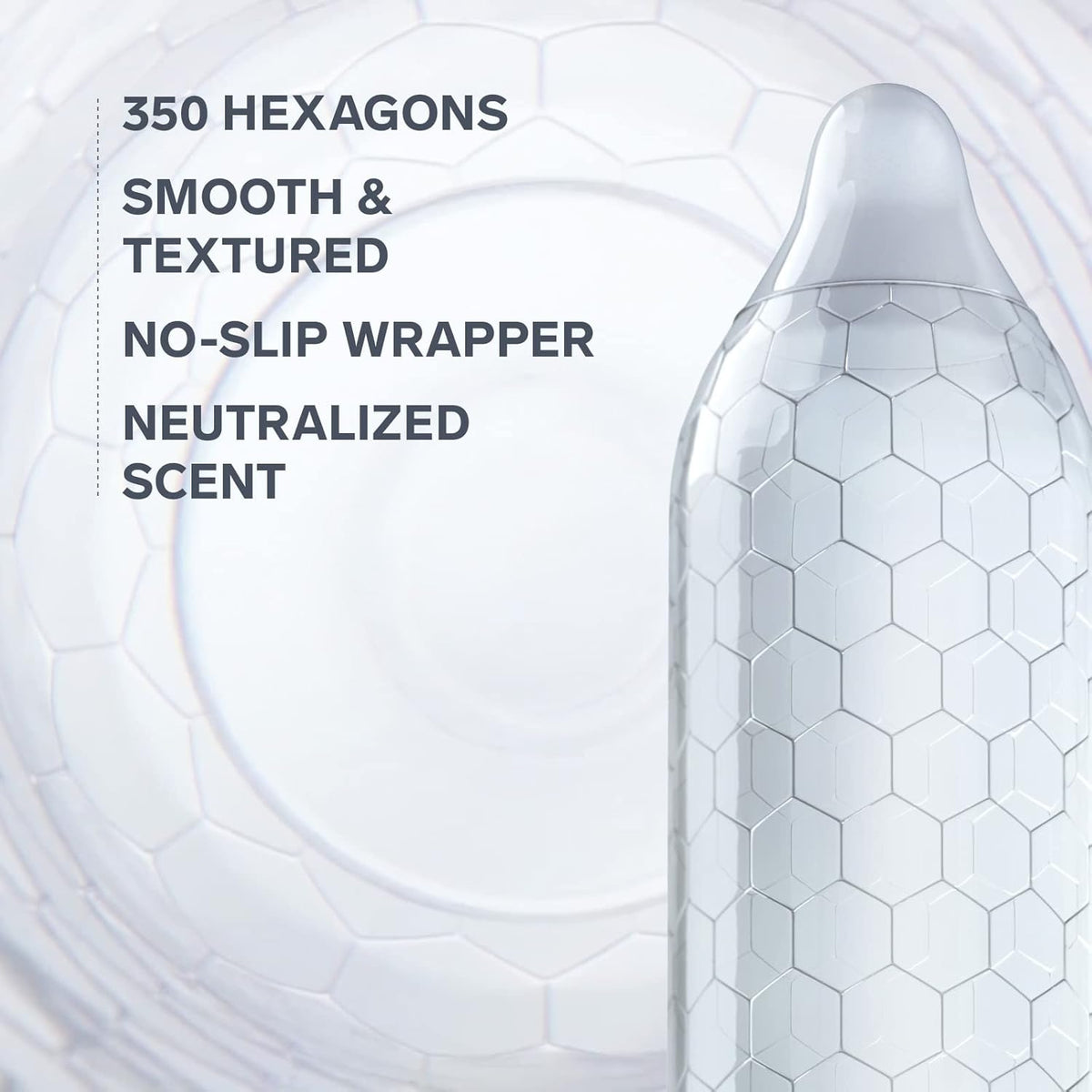 Lelo Hex The Re-Engineered Luxury Condoms With Unique Hexagonal Structure, 12 Count
