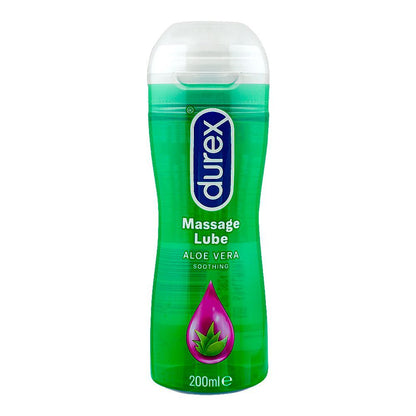 Durex 2-In-1 Aloe Vera Soothing Massage Lube, 200ml